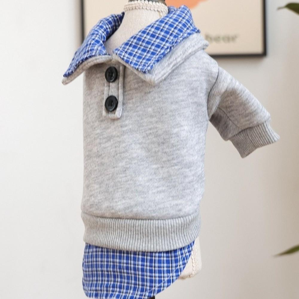 Soft Dog Pullover False Two-piece Two Legs Dog Clothes Fashion Pet Dog Hoodie Small Dogs Cats