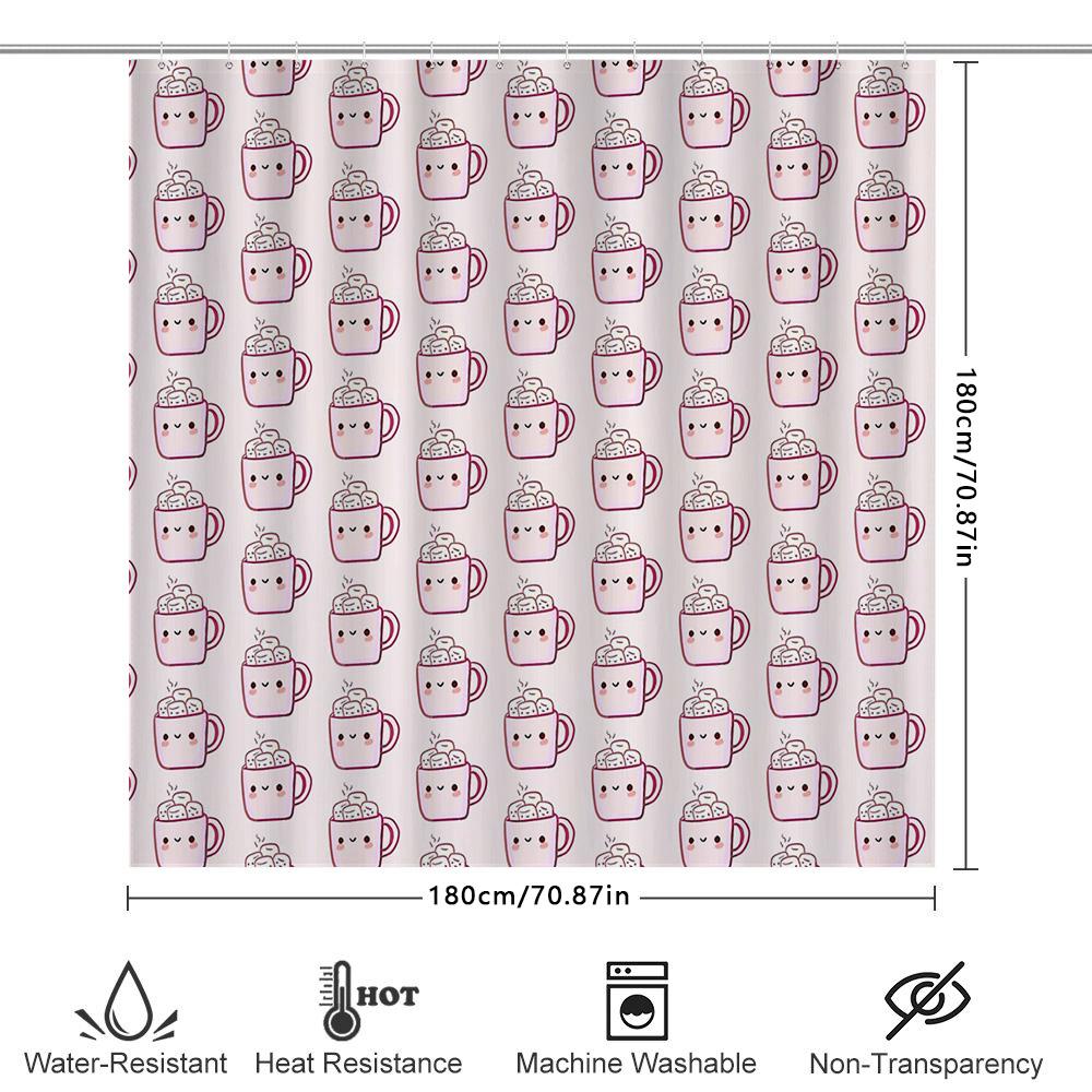 Bathroom Shower Curtain Set Floral Vintage Waterproof Fabric Decor Farmhouse Rustic Shower Curtains for Spa Modern Home