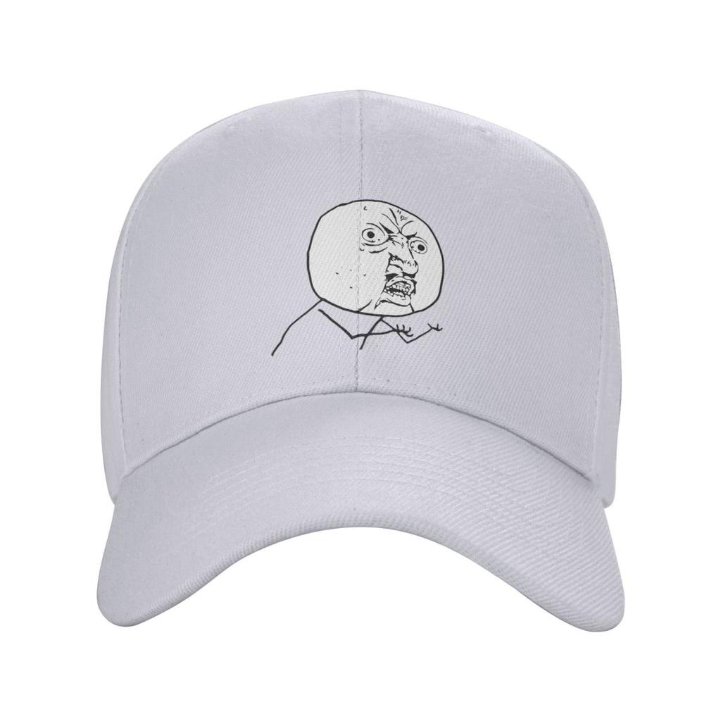 Rage Guy Face Funny Baseball Caps Snapback Men Women Hats Adjustable Cap Hip Hop Baseball Hat Casquette