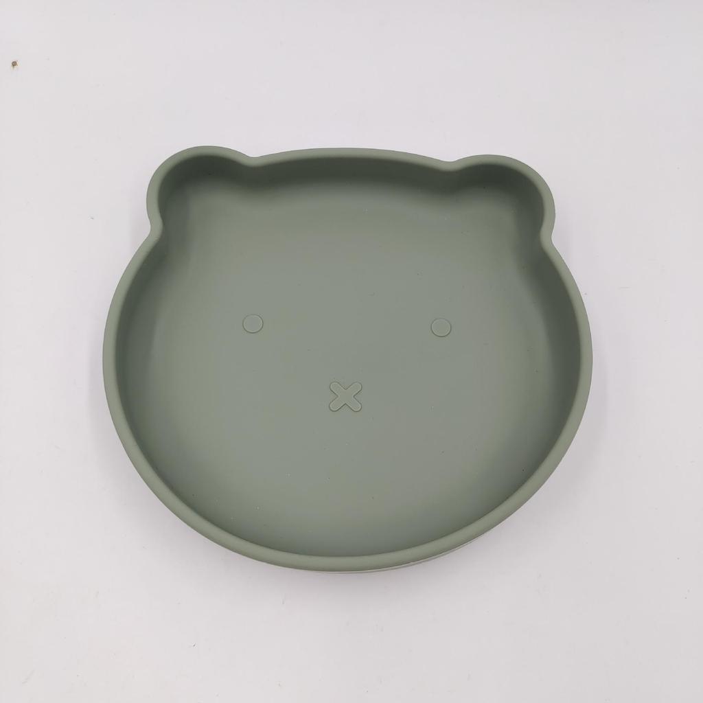 Silicone Suction Plate for Infants and Toddlers - Little Bear Design