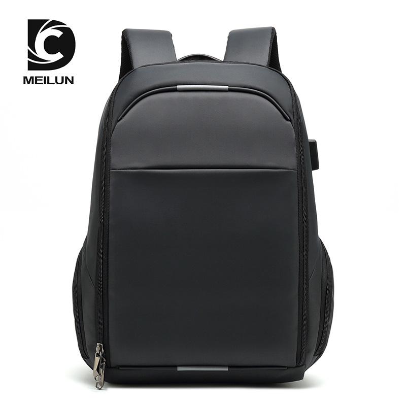 

Новый водонепроницаемый рюкзак для отдыха и путешествий, мужской USB-бизнес-рюкзак для компьютера, мужской рюкзак серый