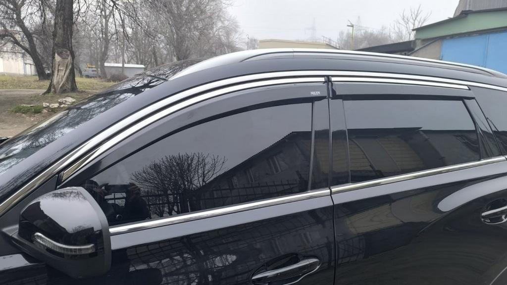 Windshields with Chrome (4 Pcs, Niken) for Chery Tiggo 7 2020-