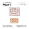 Journal GO 10pcs/set Creative Retro Number Stamp Set for Scrapbooking Vintage Journaling Supplies Cute Wooden Stamps