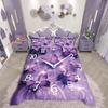 Homewish Flying Butterfly Duvet Cover SetChic Flower For Teens Bedding SetAbstract Gradient Decor
