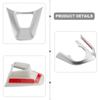 11) 3Pcs Steering Wheel Strip Cover Trim for Toyota For RAV4 2019 2024 Carbon Fiber Style Reliable Performance