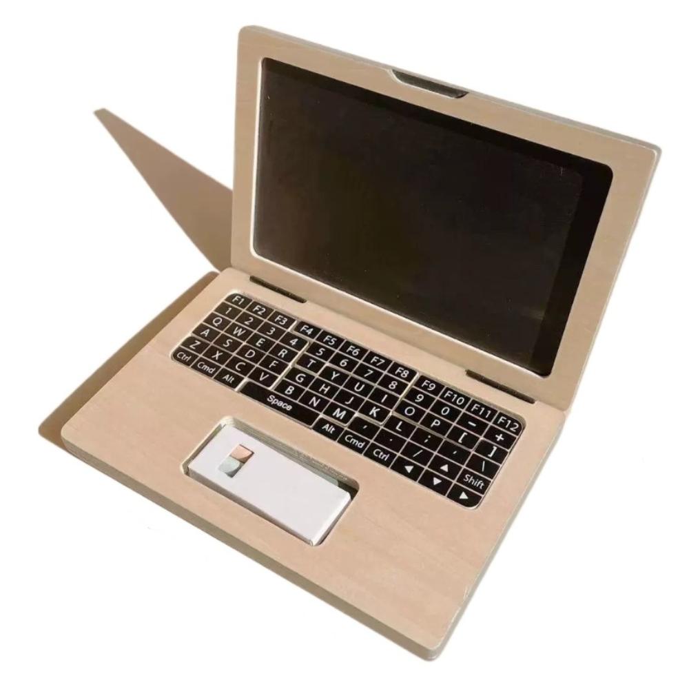 

Многофункциональная имитационная доска для рисования Деревянная детская игрушка для рисования Подарок на день рождения Normal Laptop(no word card)