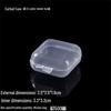 Rectangular Transparent PP Plastic Storage Box for Stationery, Cards, Hardware, Jewelry, and Fishing Gear