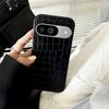 Husă de telefon elegantă retro cu model crocodil pentru Google Pixel 9 Pro XL, husă protectoare de lux din piele PU cu textură de animal, rezistentă la șocuri