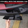 For BMW 5 Series I5 G60 2024 TPE Black Car Door Storage Box Organizer Tray Waterproof Anti Dirty Gate Slot Pad Accessories