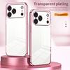 For iPhone 17 Pro Case Electroplating Frame Soft TPU Phone Cover