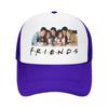 Custom Punk TV Show Friends Baseball Cap for Women Unisex Breathable Trucker Hat Outdoor Snapback Caps