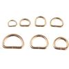 10 Stück Halbrunde D-Ringe DIY Schmuckhandwerk Nähzubehör Verbeutelte D-Form Schmuckherstellungsteile Eisen Für Handtaschenverstellung