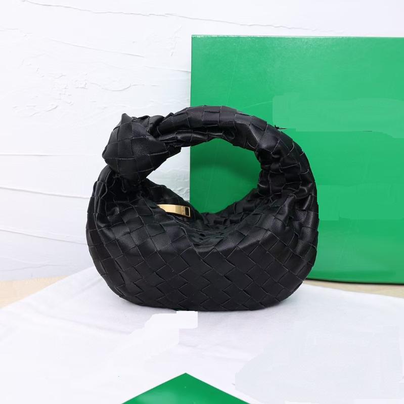 New Woven BV Hornbag Knot Handbag Compact And Lightweight Available In Large Sizes