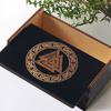 Portable Tarots Cards Box Astrology Divination Storage Case Wood Cards Container Exquisite Astrology Trinkets Box