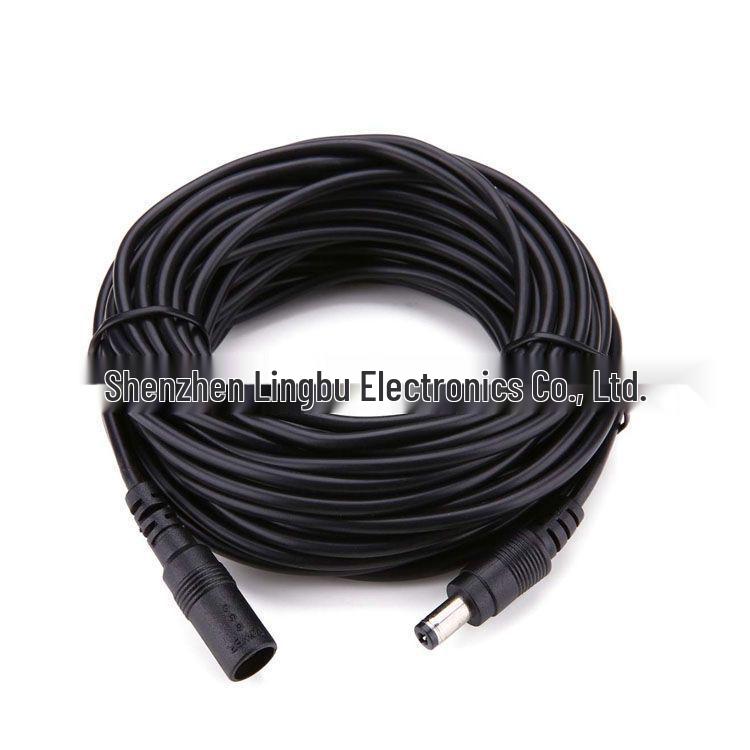 DC 12V All-Copper Male To Female Extension Cable, 5.5x2.1mm Round Plug