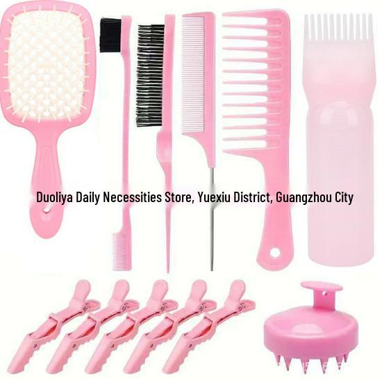 Bestseller Haarstyling-Set: Toupierbürste, Balayage-Kamm, Sprühflasche mit kontinuierlichem Sprühstoß, Werkzeug für Haarverlängerungsnadel