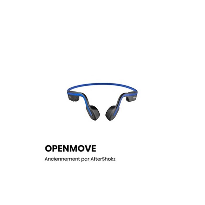 Bone Conduction Headset - Shokz - Openmove - Bluetooth - Wireless - Blue Elevation