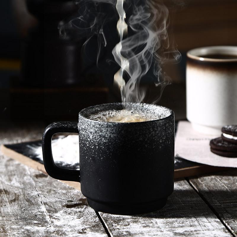 Ceramic Mug Coffee Mug Latte Mug Milk Cup Breakfast Cup Vintage Japanese Tea Cups 300ml