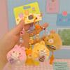Plush Material Lovers Plush Doll Keychain Cute Style Backpack Plush Pendant  Mobile Phone Decor
