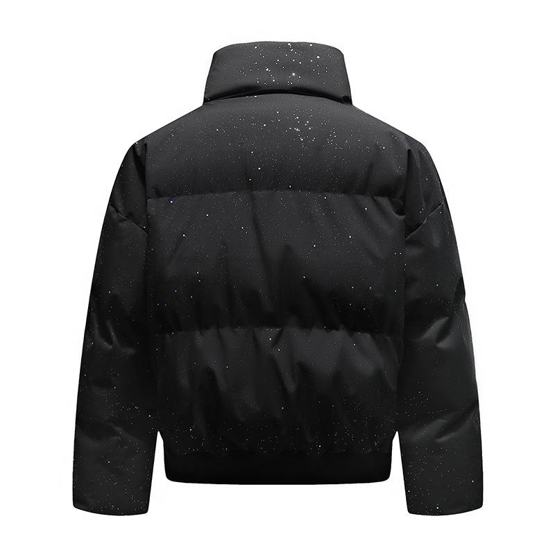 Men's new Gypsy cotton-padded clothes, thickened warm cotton-padded clothes, high street loose casual cotton-padded jackets.