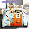 Cartoon Pattern Bedding Quilt Set Quilt Cover Pillowcase Home Decoration Birthday Gift (1 * duvet cover + 2 * pillowcase, without core)
