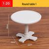 1:20 Scale 3D Miniature Architectural Model: Floor Plan Scene with ABS Furniture