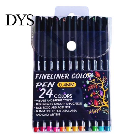 Quick Drying Art Markers Fine Point Pen, 0.4mm Ultra-fine Needle Tip, Waterproof Quick-drying Ink Liner Drawing Pens Set for Professional Illustration 12