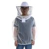 Breathable Beekeeping Suit with Mesh Hat - White Nylon Protective Clothing
