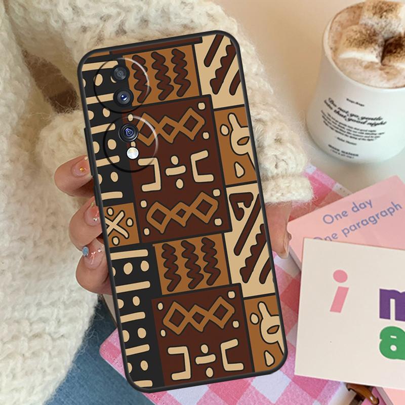 

African Wax Print For Honor Magic 8 7 6 Lite Case For Honor 400 200 Pro 90 70 50 X8c X8b X9a X9b X9c X9d Win RT Honor Magic6 Lite