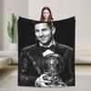 Fußball Messis Decken Flanell Bedruckt Multifunktionale Super Weiche Überwurfdecke für Bett Schlafzimmer Steppdecke
