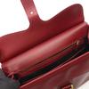 Used GUCCI With Porch Handbag 101676 Leather Bordeaux Used Women