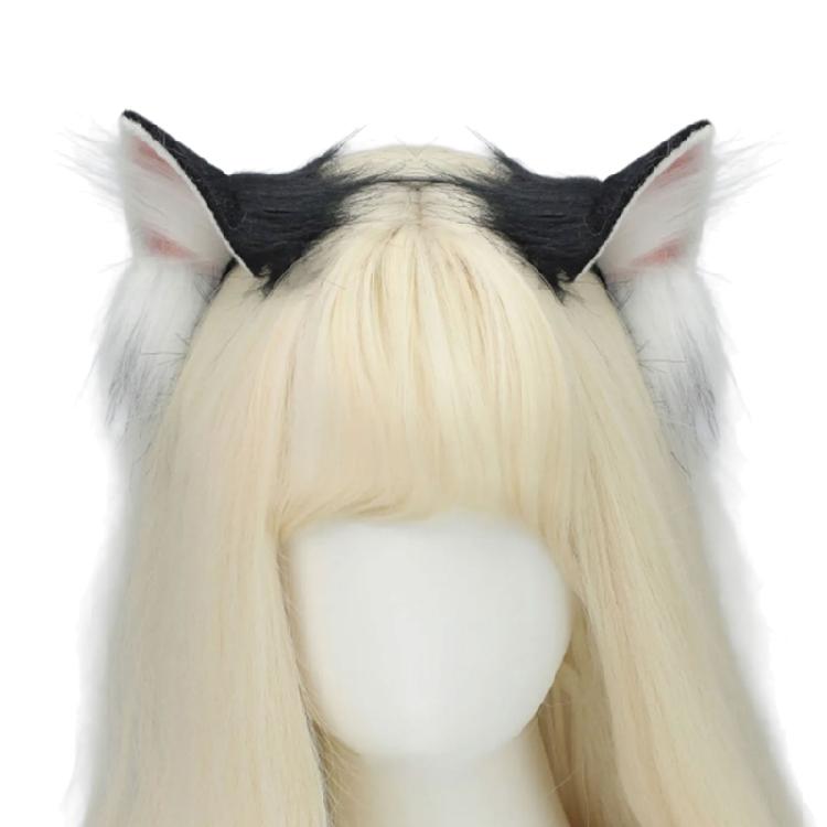 Halloween Cosplay Accessory Headband Furry Tail Cats Costume for Women Masquerade Christmas Halloween Role Play
