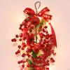 Chinese Year Decoration Oriental Handcraft Metal Wreath Traditional Hanging Ornamental Pendant