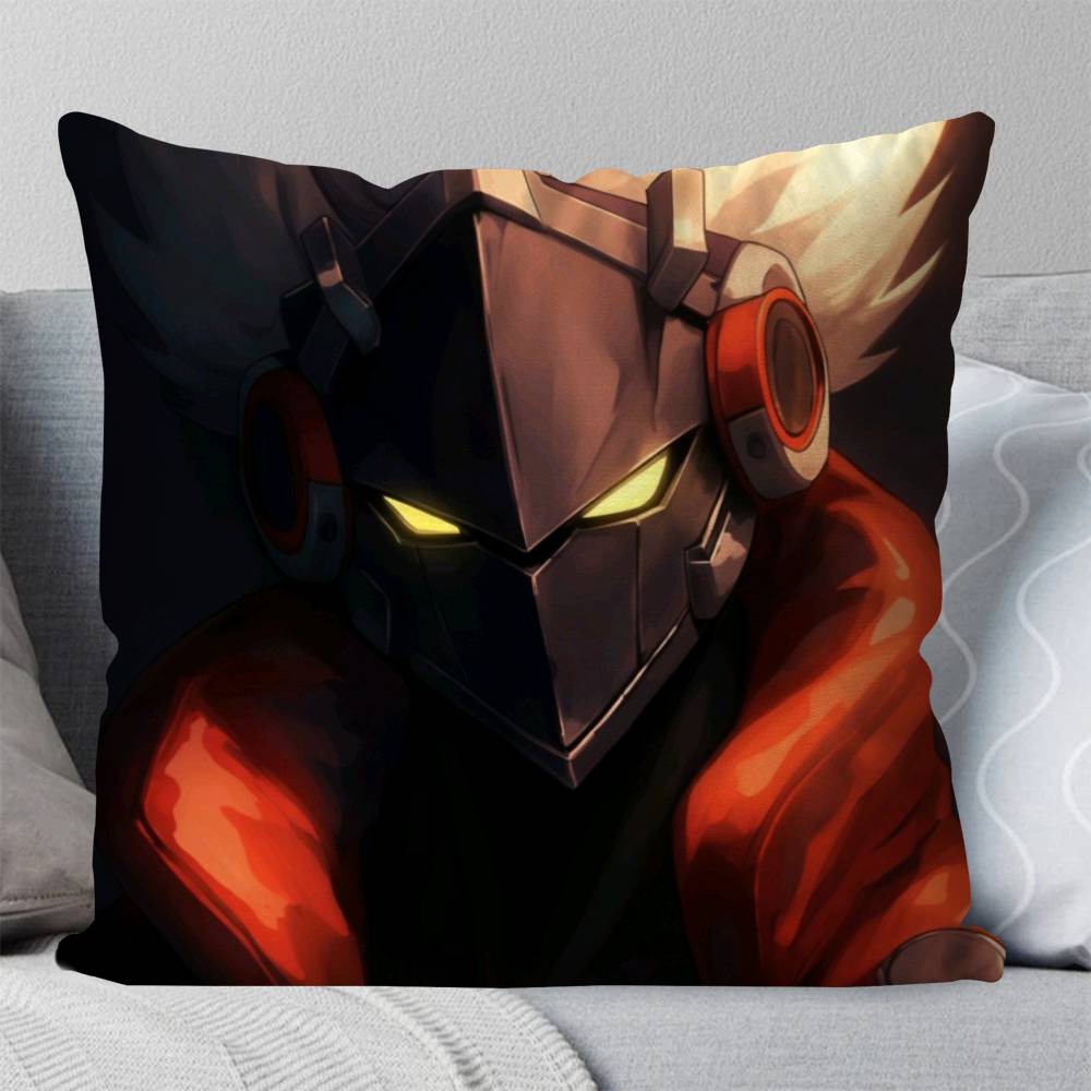 Billy Kid Anime ZZenless Zone Zero Pillow Case Fashion Square Pillowcase Bedroom Sofa Room Ins Decoration Leisure