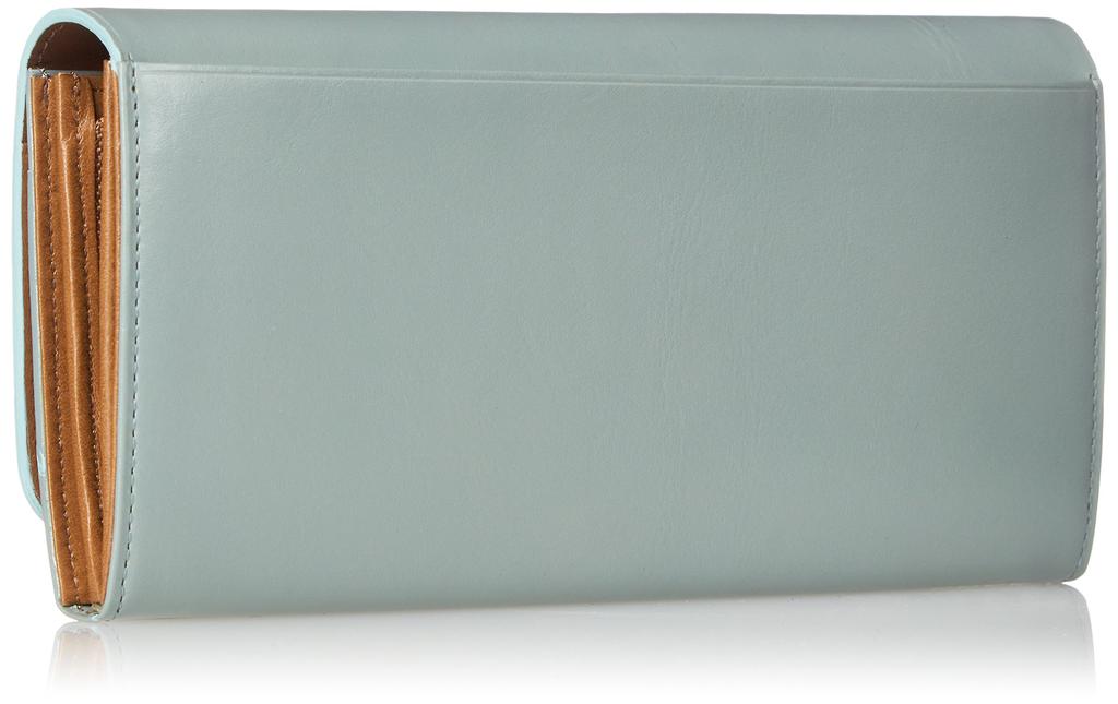 Howell Long Wallet Cowhide MHLW8JT1 Exclusive Blue [Margaret Idea] [Benjamin] Non-Stitch (Includes Box) Women's