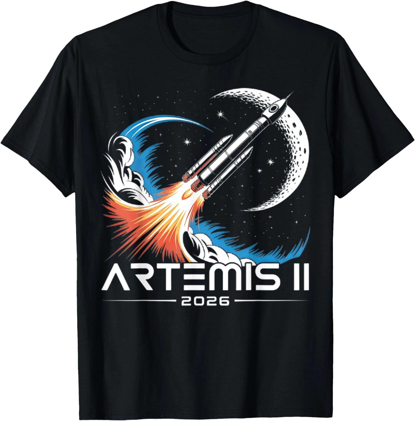 Artemis II Launch to The Moon 2026 T-Shirt 2XL