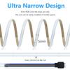 12V Bluetooth RGB LED Strip Light Tuya WIFI Dimmable Remote Control 576Leds/m Flexible Tape EU US UK AU Plug Home Decor 0.5m 5m