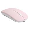 Mouse Pink Wireless Bluetooth 5.0 2‑Mode Silent Laptop Computer Accessories 2.4GHZ