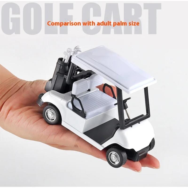 1/20 Maßstab Golfwagen Die Cast Modellauto Legierung Rückzugsfahrzeug Spielzeugmodelle Kinderspielzeug Sammlungen Hobby Ornamente Geburtstagsgeschenke
