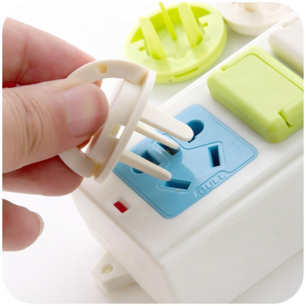 20pcs Safety Guard Electrical Outlet Plastic Anti Shock Anti-electric Plugs Protector Cover