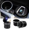 2025 E46 x5 Car Cigarette Ashtray Cup With Lid With LED Light Portable For BMW M M3 M5 M6 X3 E46 E90 E39 F10 F20 F30 G20 E60 E36