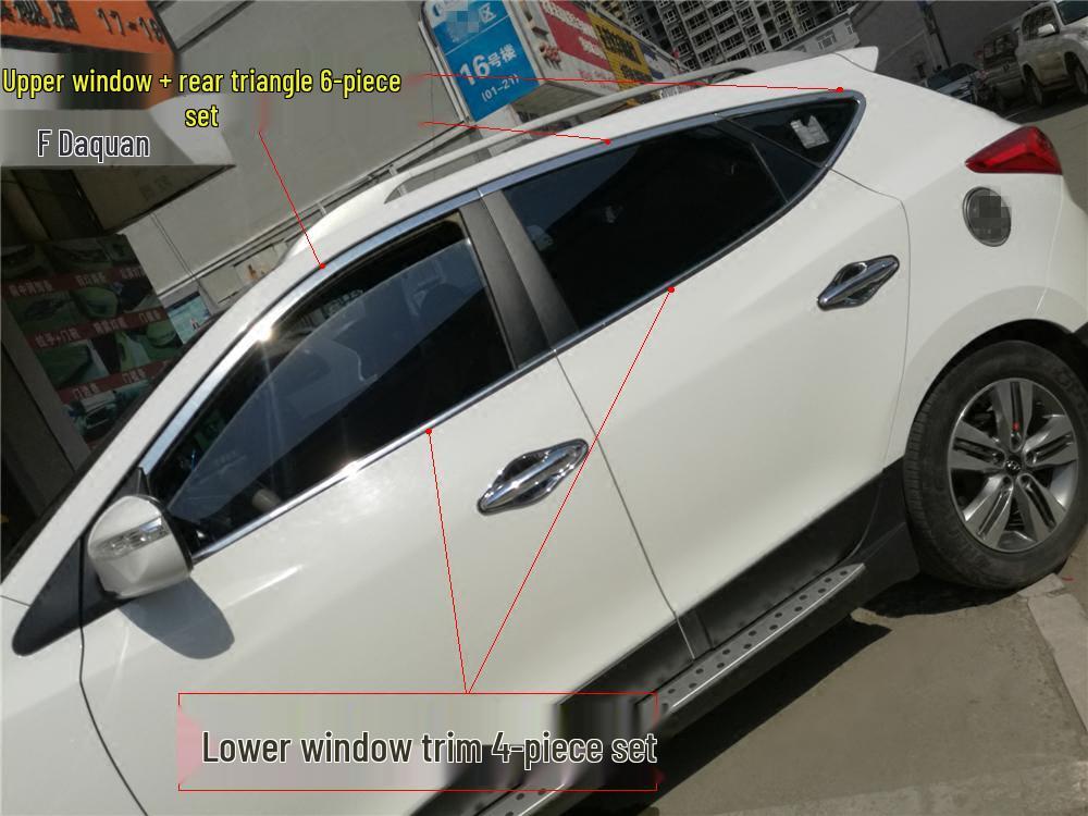 Otai Modern IX35 Stainless Steel Window Trim and Body Sequin Patch