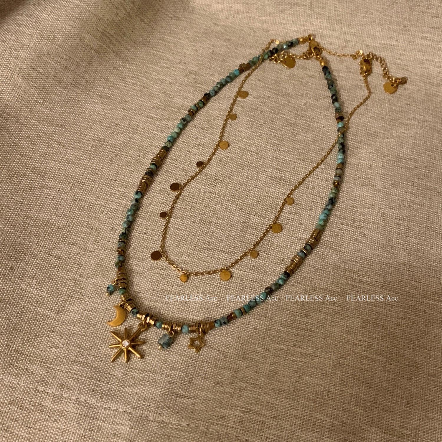 

Винтажное многослойное ожерелье с бисером и подсолнухом - Богемный чокер-цепочка на ключицу для женщин