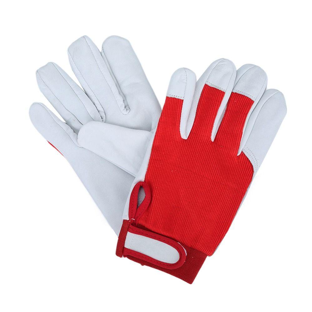 Leather Welding Gloves Random Color Work Safe Gloves Tool Protective Glove  Workplace