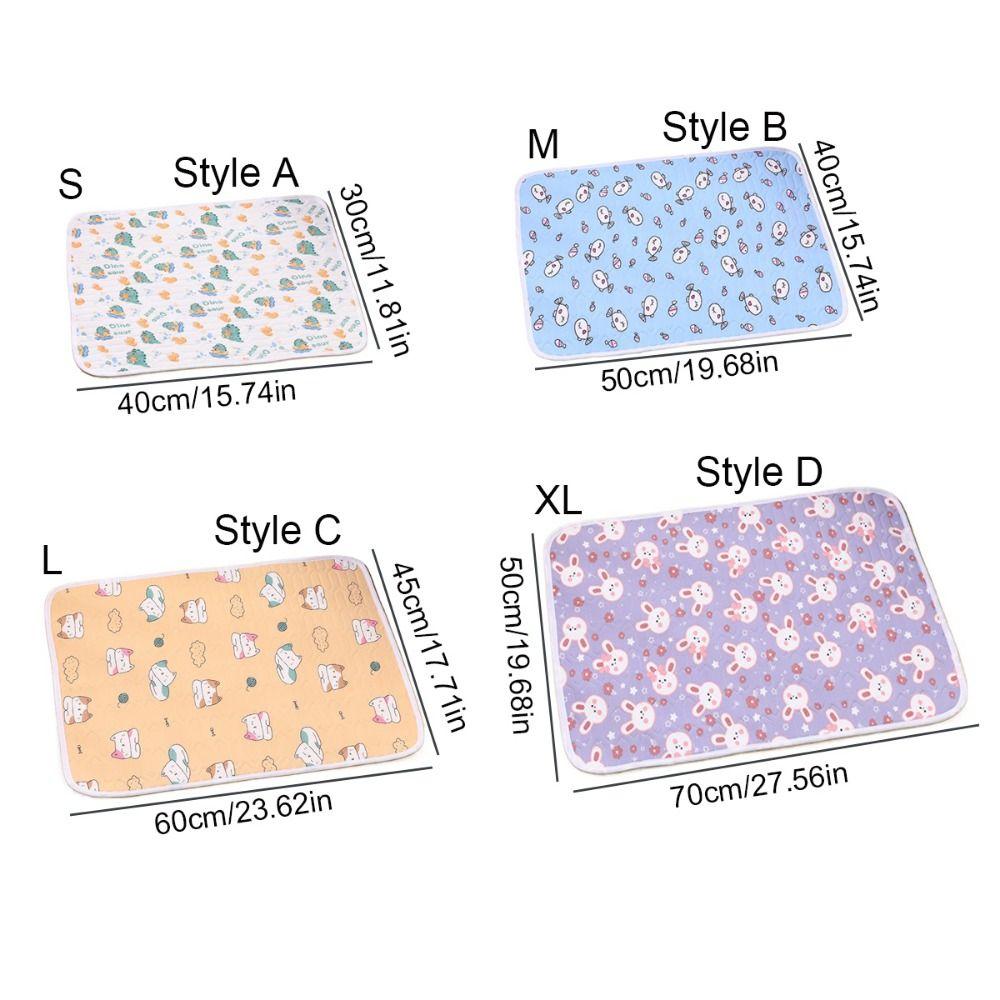 Non-slip Pet Ice Pad Latex Cotton Pet Cool Mat Bed Portable Summer Cat Sleeping Mat  Camping