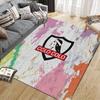 CSD Colo‑Colo Flannel Pattern Square Carpet,Area Rug,Carpet Rug for Living Room Bedroom Sofa Playroom Decor,Non-slip Floor Mat