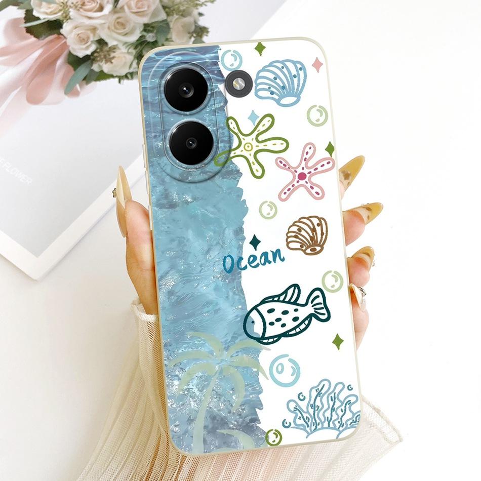 For Xiaomi Poco X8 Pro / X8 Pro Max Cute Cat Flower Cartoon Phone Case For Poco X8Pro X 8 Pro Max 5G Soft Silicone Cover Bumpers