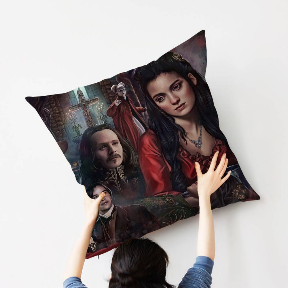 Classic Movie Dduracula Pillow Cover for Bedroom Room and Living Room Sofa Decorative Cushion Cover