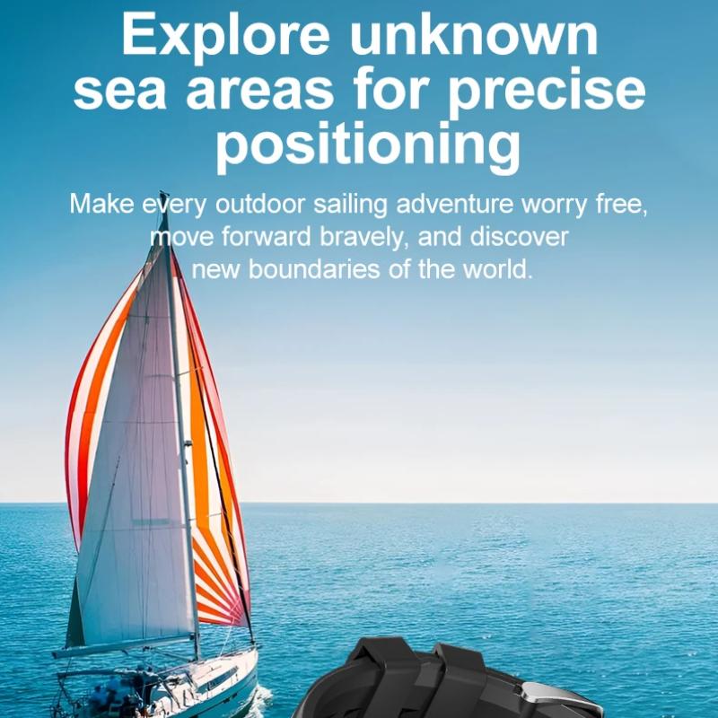 New 5ATM Waterproof Smart Watch Men 600mAh Outdoor SmartWatch GPS Compass Heart Rate LED Flashlight Bluetooth Call Sports Smartwatch