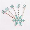Cute Girls Fashion Barrette Comb Hair Clip Snowflake Hairpin Jewelry Crystal
